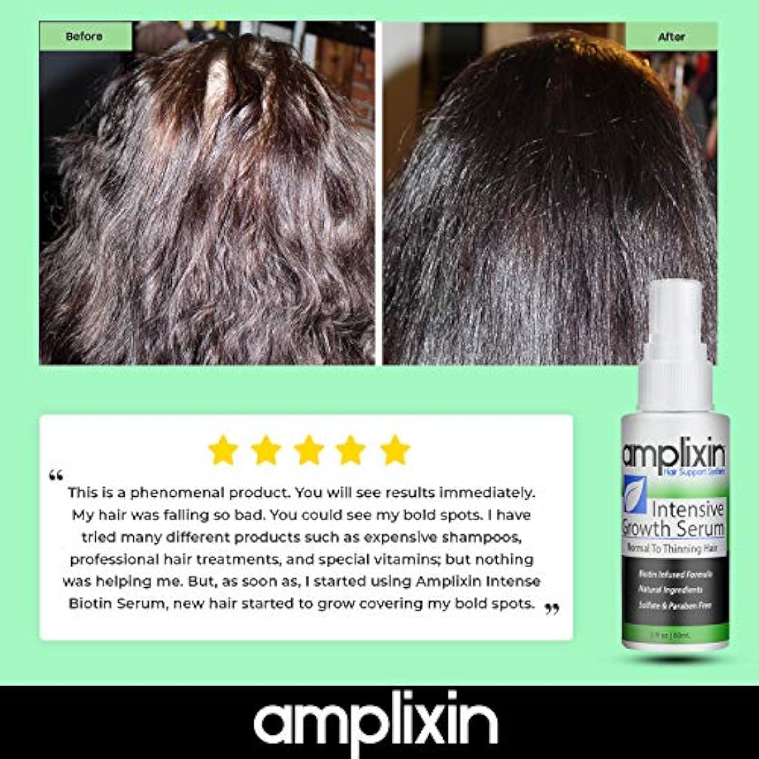 Suero para el crecimiento del cabello