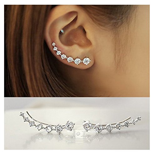 Pendientes de plata esterlina Pendiente hipoalergénico