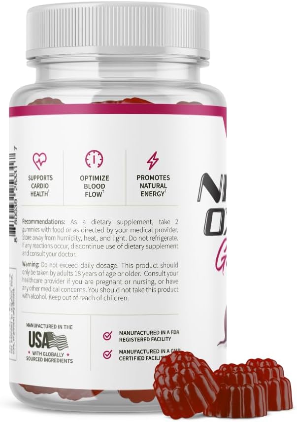 Supplements Gomitas de raíz de remolacha de óxido nítrico