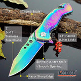 KCCEDGE - Cuchillo de bolsillo EDC para camping.