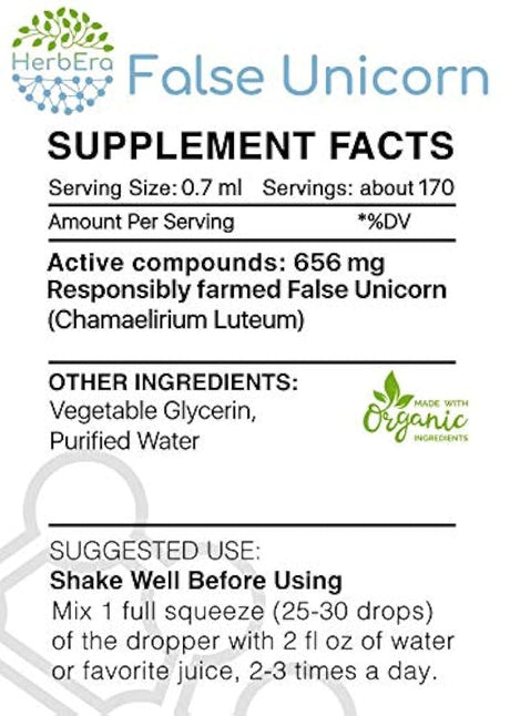 False Unicorn alcohol-free Extracto Tintura de hierbas