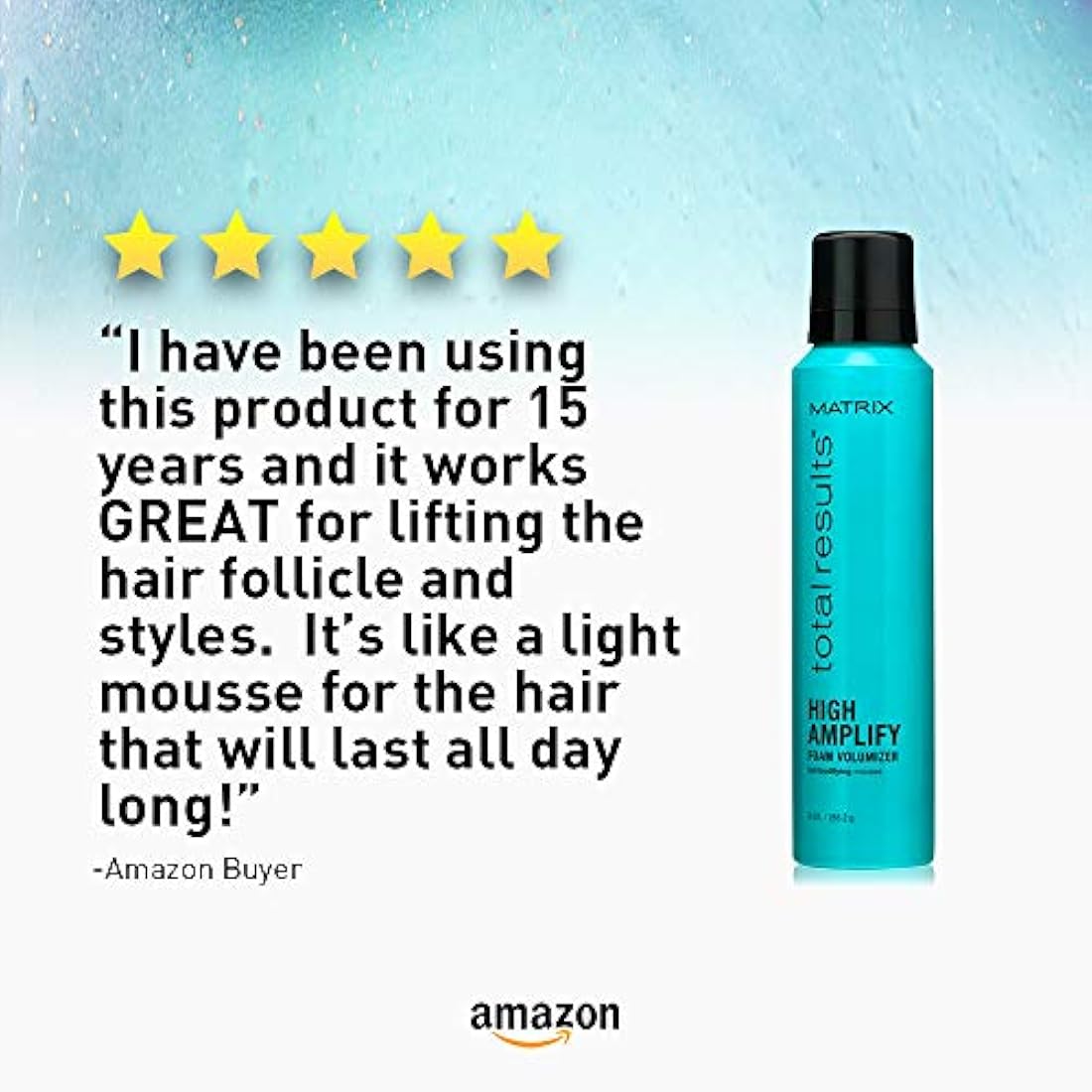 Voluminizador de espuma, para el cabello