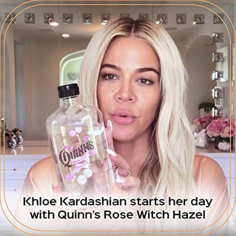 Spray de agua rosa de Quinn. Tóner facial con roseta pura