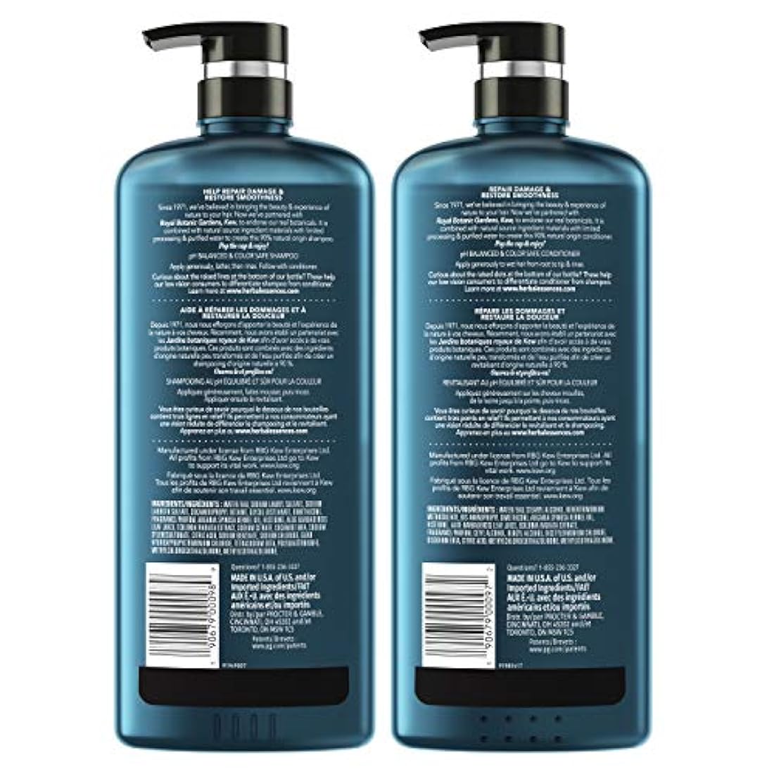 Champú y acondicionador de 20.2 fl oz de aceite de argán