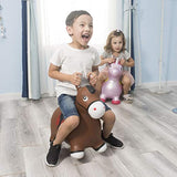 Caballo de salto inflable, juguete de animales de goma