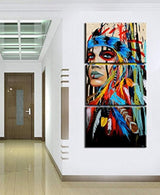 Cuadro indígena americano de la pintura india Jingtao Art