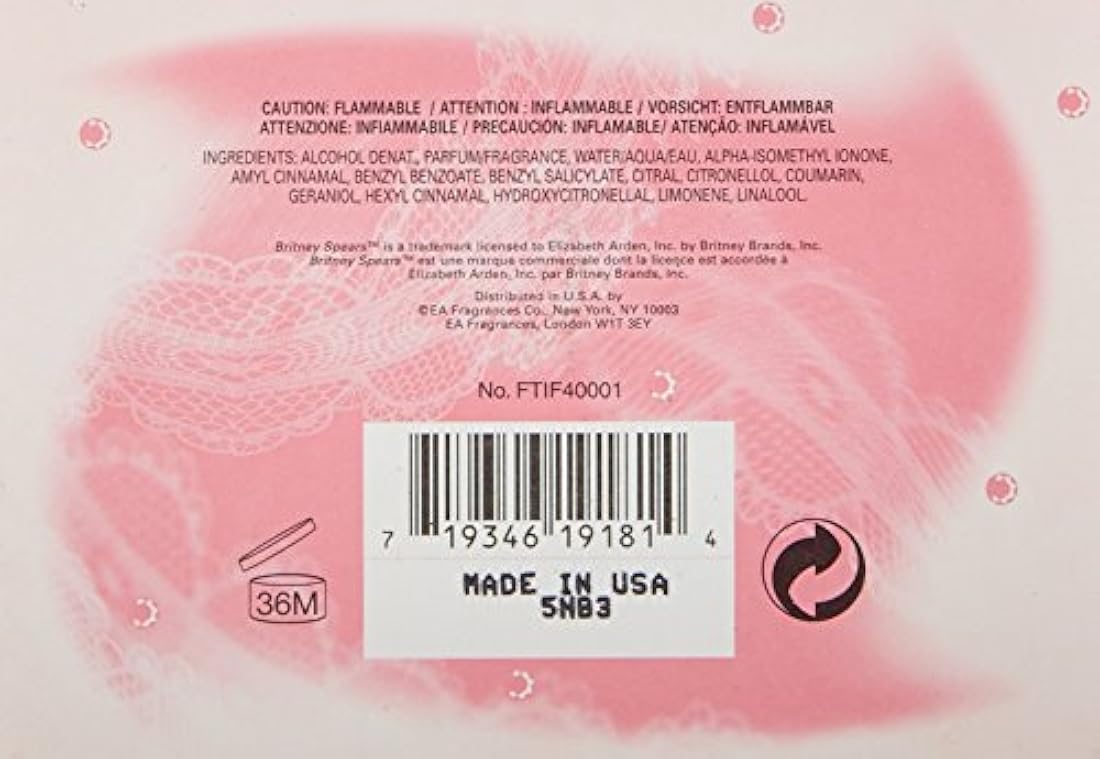 Spray perfume Britney Spears