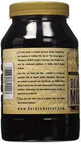 Melaza negra sin azufre Golden Barrel, 32 onzas