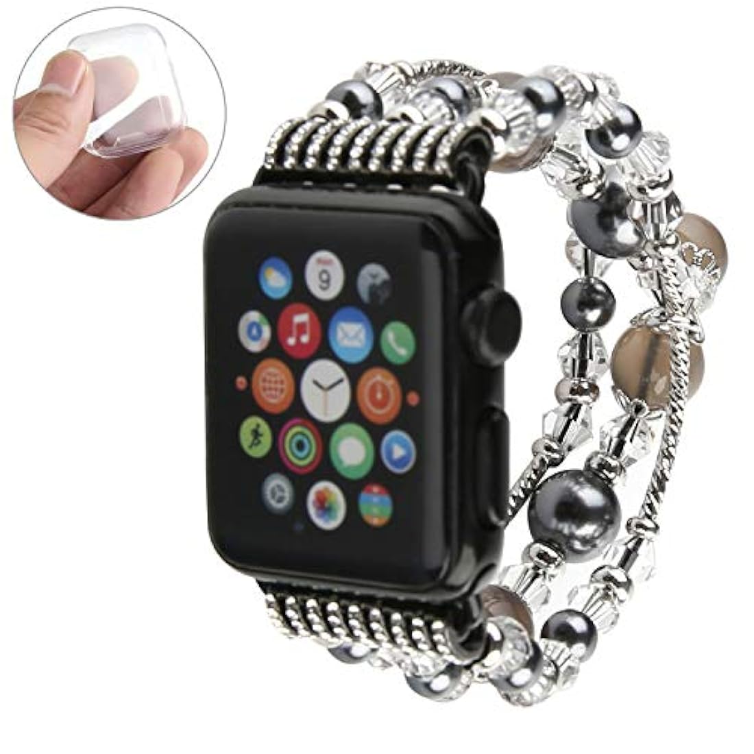 GEMEK Compatible con Apple Watch Band 1.496 en 1.654