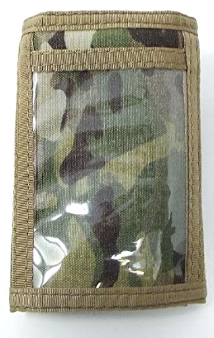 Billetera de camuflaje militar Gancho para identificación