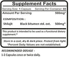 Suplemento para un cuerpo sano shilajit