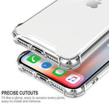 Carcasa para iPhone 11, transparente, antiarañazos Salawat