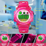 Reloj digital deportivo  niños y niñas,resistente al agua