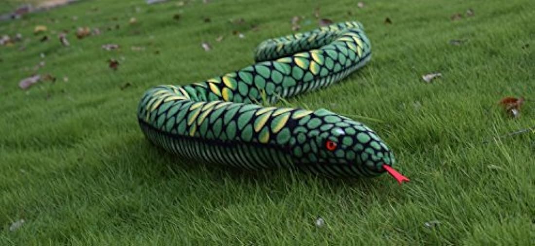 peluche de Boa Snake, color verde 113 in