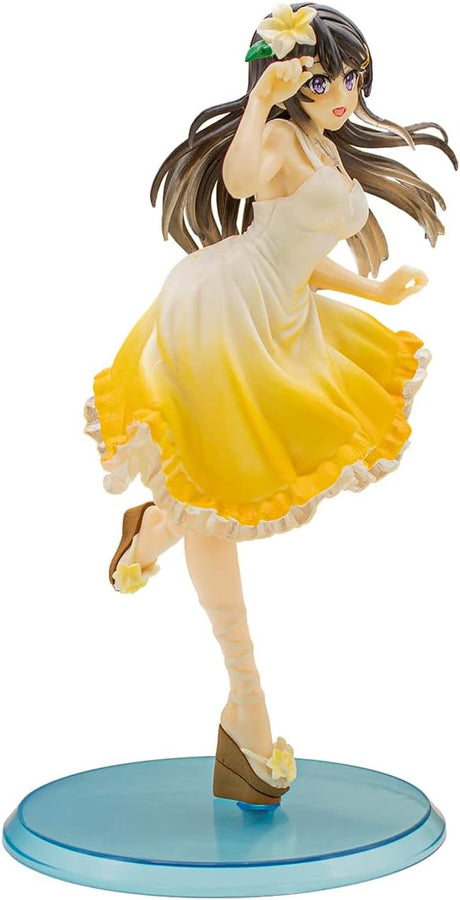Figura Sexy y Elegante de Mai Sakurajima en Vestido de Primavera