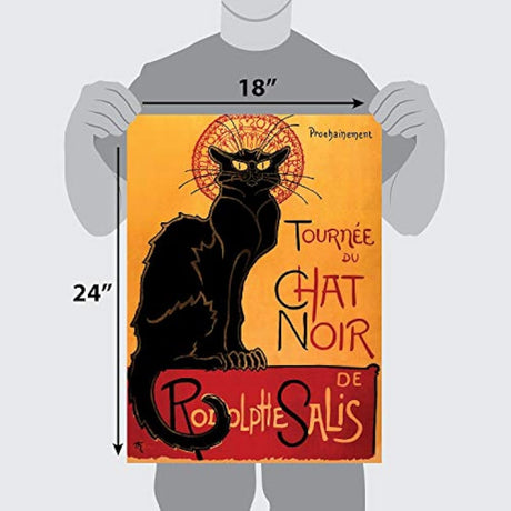 Póster decoracion cuadro tema El gato negro -