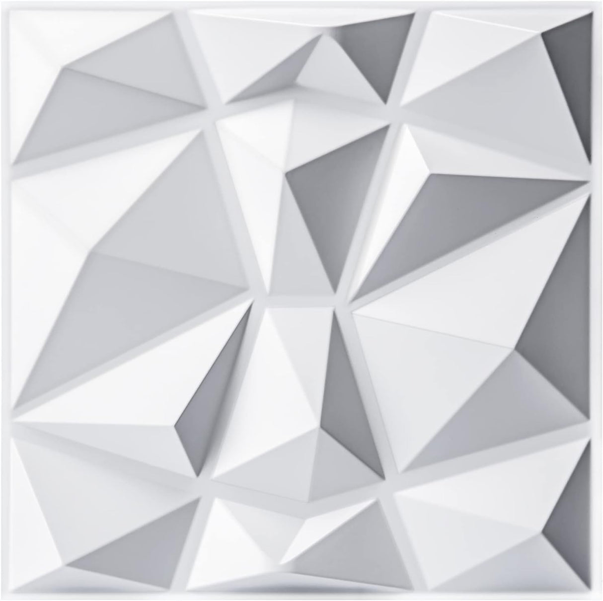 Paneles de pared 3D decorativos con diseño de diamante Art3d