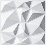 Paneles de pared 3D decorativos con diseño de diamante Art3d