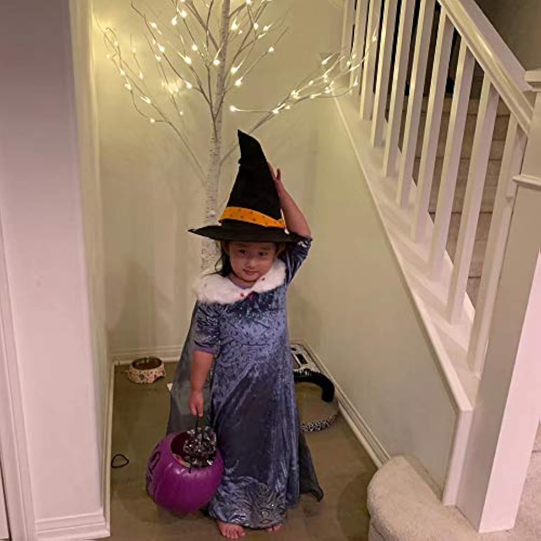 Disfraces  de princesa de la nieve para niñas de Halloween
