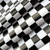 bestery autoadhesivo blanco y negro mosaico azulejos brillo