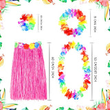 Disfraces 2 juegos de falda hawaiana