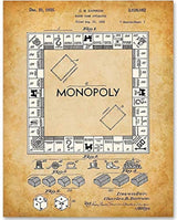 cartel de Juego de mesa Monopoly  sin marco 11x14