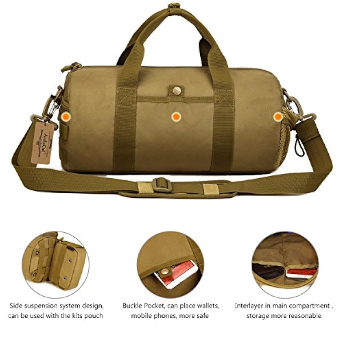 Bolsas de hombro zapatos almacenamiento deportivo con parche