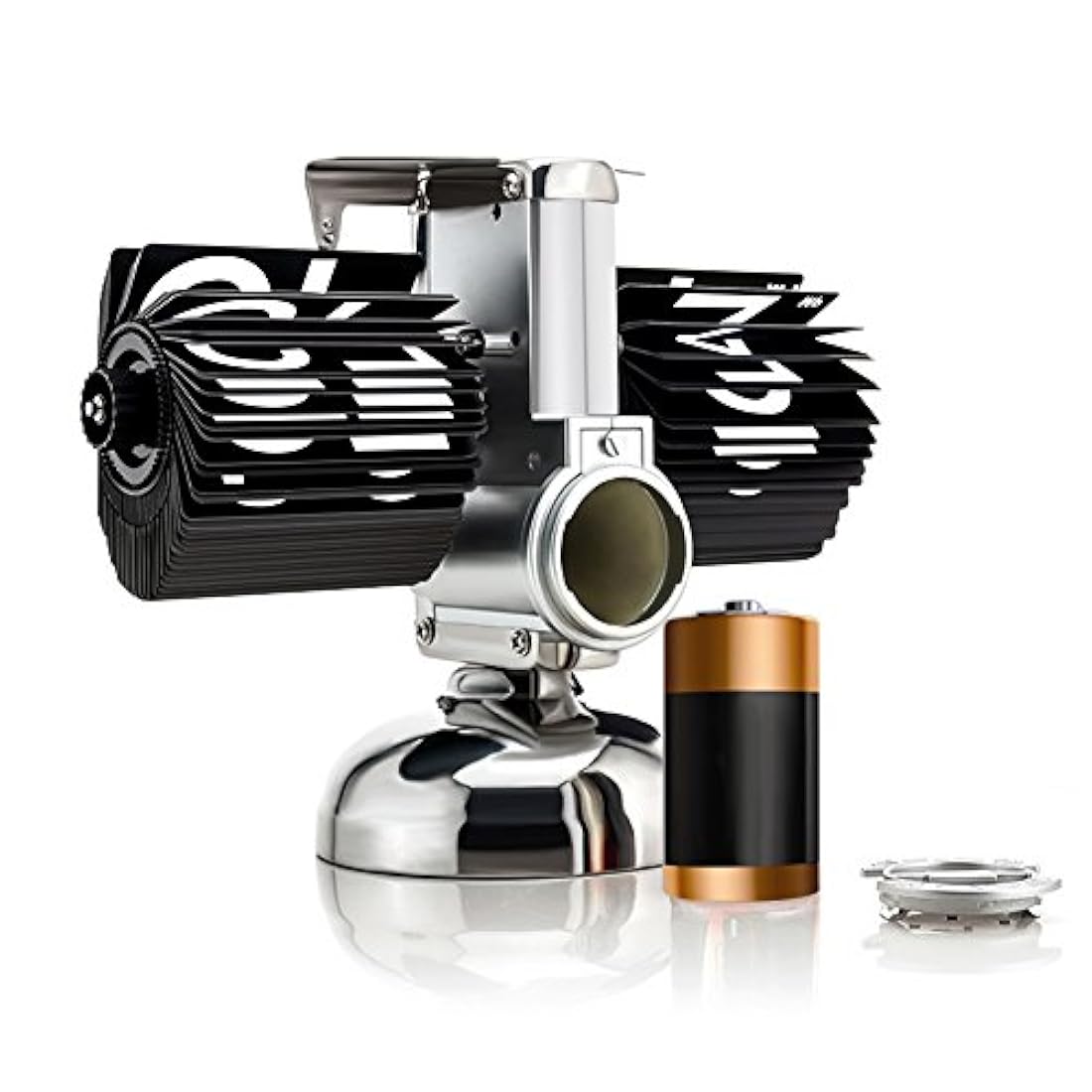 Reloj retro plegable con mecanismo interno digital moderno