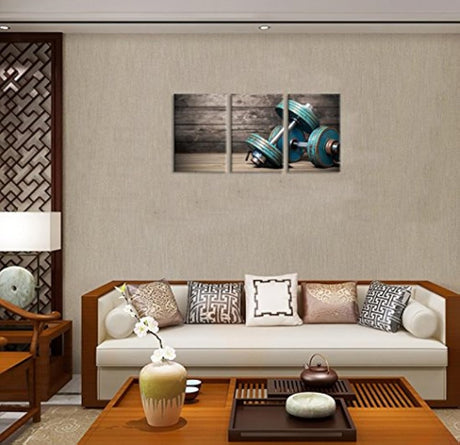 Lienzo decorativo para pared con diseño de agave azul c