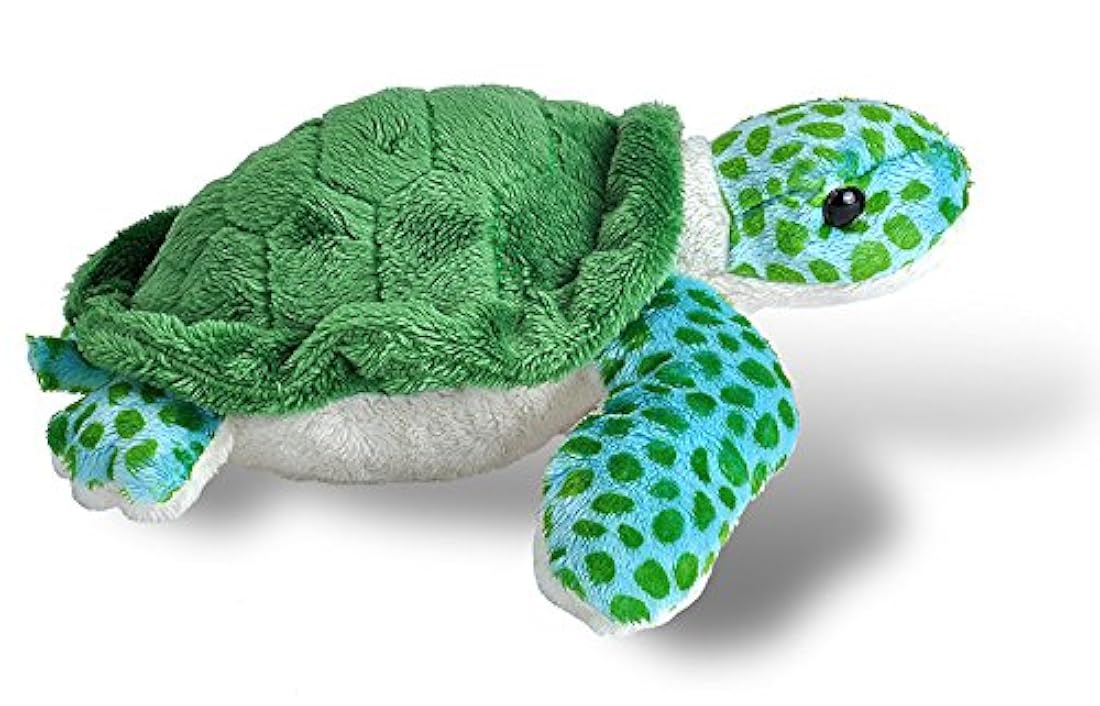 Peluche de tortuga marina color verde 9in.Wild Republic