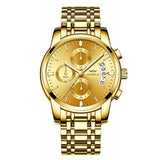 Relojes multifuncionales de cuarzo analógico para hombre