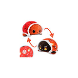Peluche La tortuga reversible muestra estado de ánimo rojo
