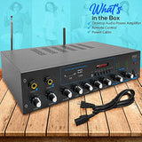 Amplificador profesional y Bluetooth PYLE-HOME PT506BT.5