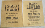 Juego de 12 pósteres de recompensa Old West Wanted