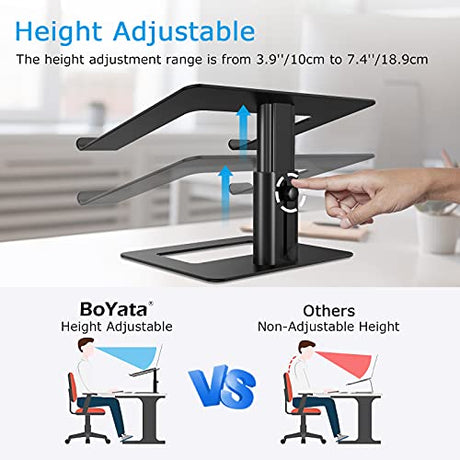 Soporte para portátil, Negro ‎M6-Black BoYata
