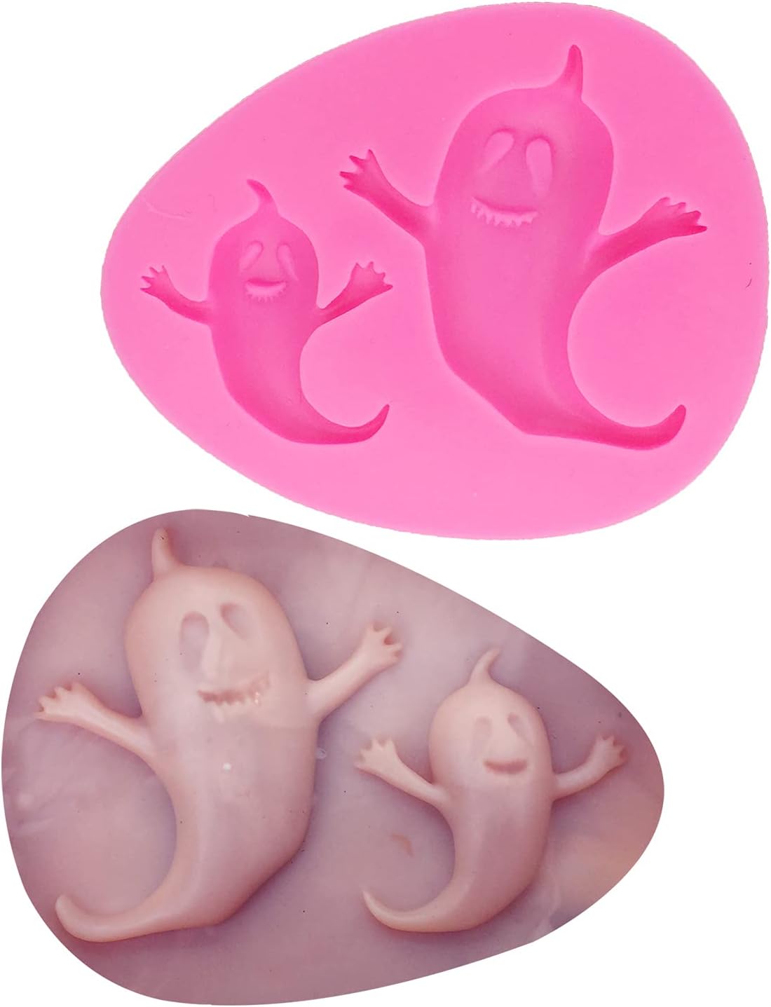 Moldes de Silicona Fantasma para Repostería Halloween
