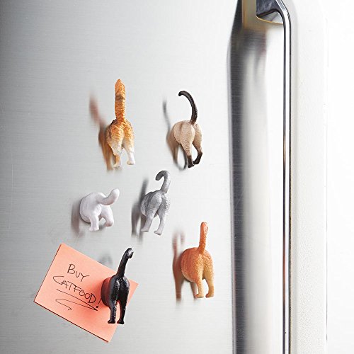 top de 6 piezas de imanes de gatos decorativos