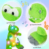 Peluches Peluche de peluche musical con diseño de dinosaurio