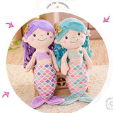 Athoinsu - Muñeca de sirena de peluche, Púrpura