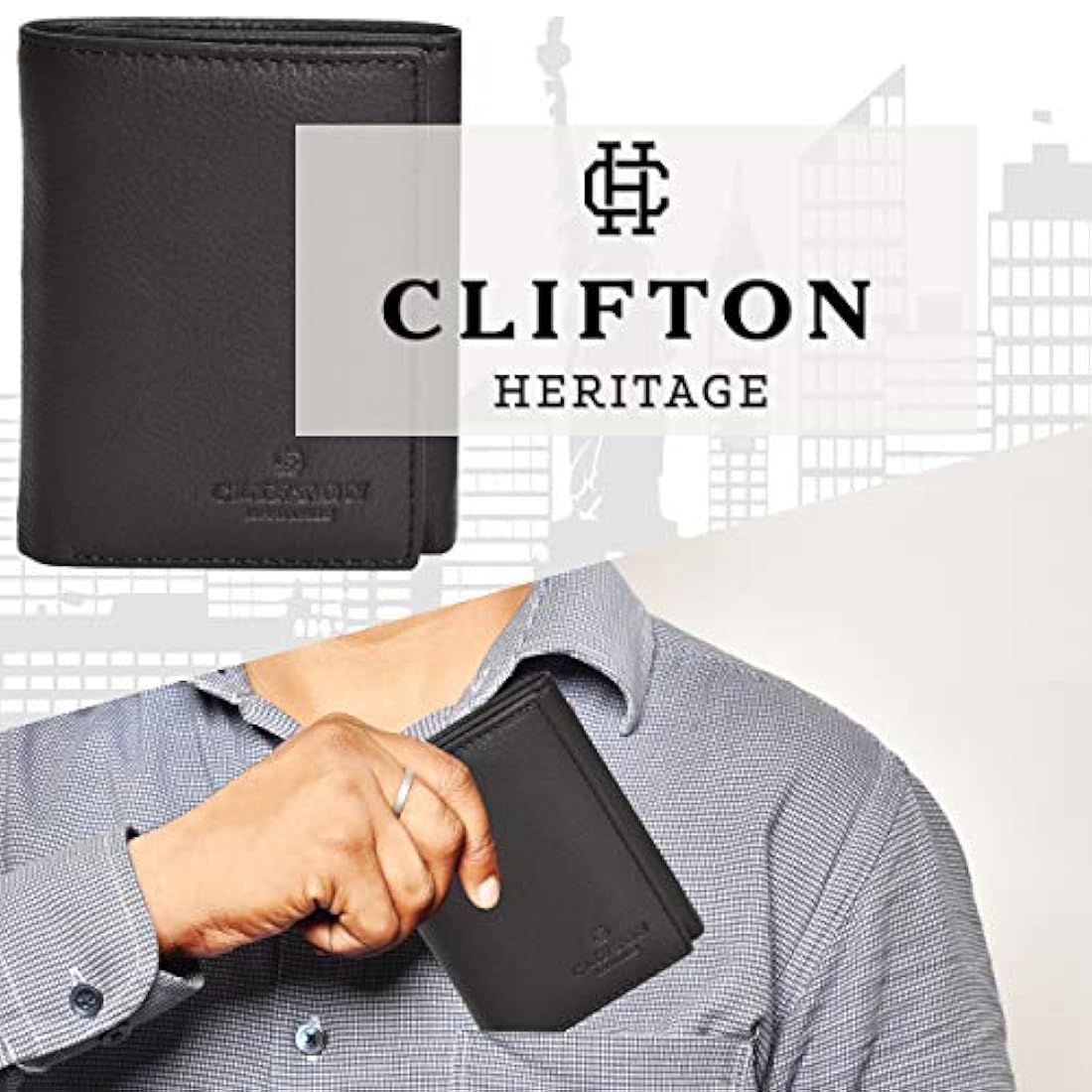 Cartera de piel para hombre Ahmed Tannery Pvt Ltd