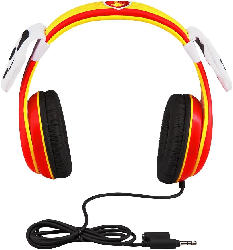 Auriculares Paw Patrol Marshall, ajustables, sonido estéreo, 3.5mm