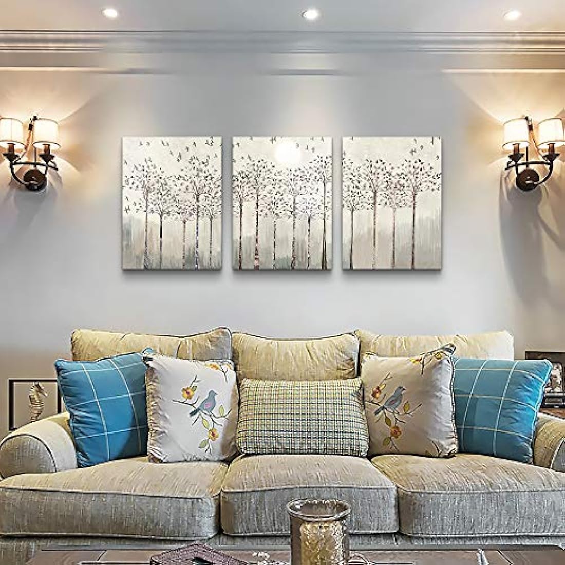 Lienzo decorativo de pared para sala de estar, baño,
