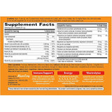 Mezcla para suplemento dietético bebible Emergen-C, con 0,035 oz de vitamina C, sin cafeína, 30 paquetes de 0.30 oz cada uno, sabor açaí, 255115, 1, 1