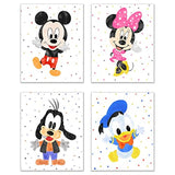 Juego de 4 fotos de Mickey Mouse (8 x 10 pulgadas)