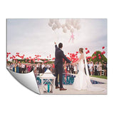 Mural de pared personalizadas con fotos de boda