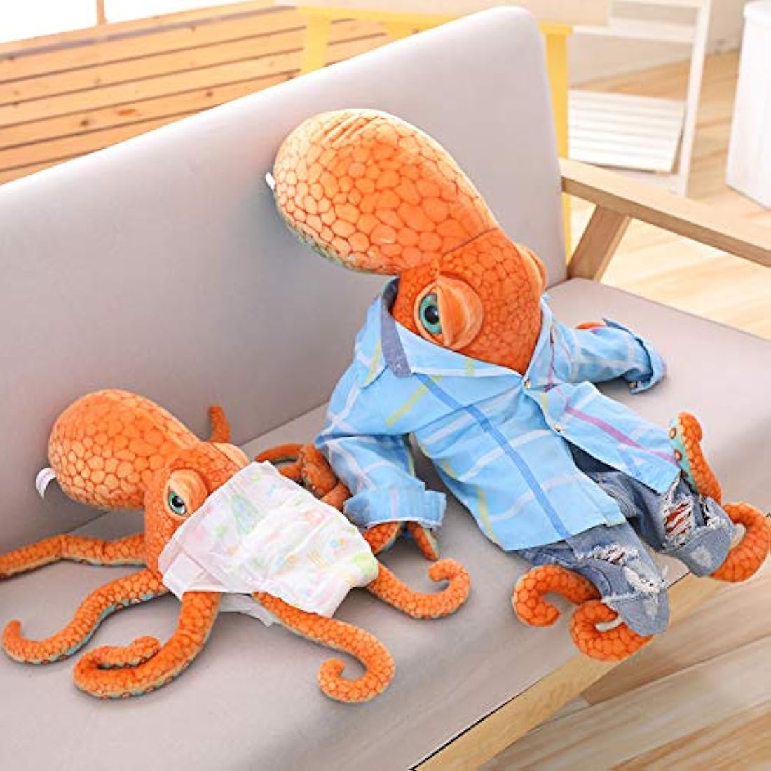 Peluches Peluche de pulpo realista gigante