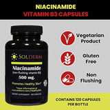 solderm niacinamide 500 mg non-flushing la vitamina B3