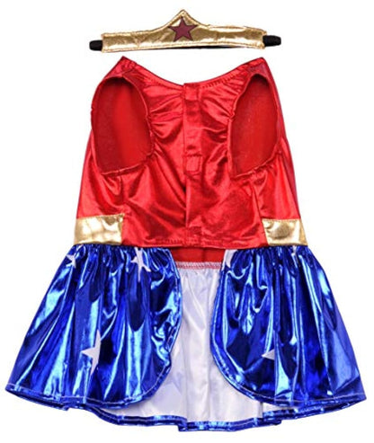 Disfraz de DC Comics Wonder Woman para mascotas