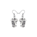Aretes de elefante de la selva para mujeres