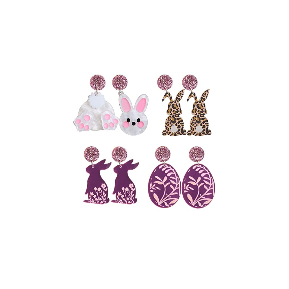 Aretes de acrílico para mujer